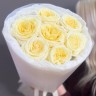 Букет из белых пионовидных роз Букет из белых пионовидных роз
